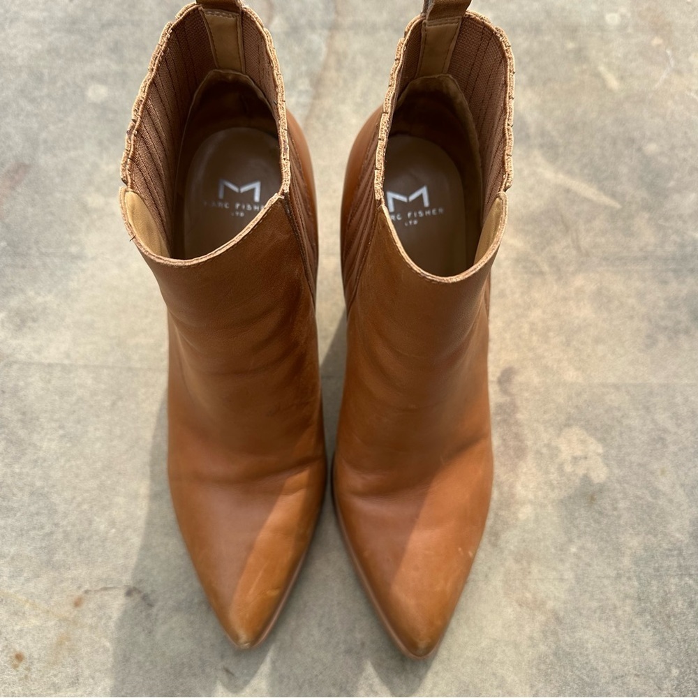 Marc Fisher Alva Pointy Toe Block Heeled Ankle Bo… - image 4